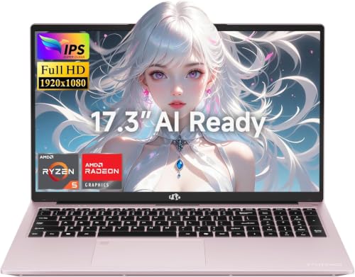 Image of NIMO 17.3 inch AI Gaming Laptop, AMD R5 6600H 6-Core, 16GB RAM 512GB SSD, Win 11