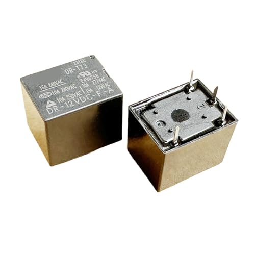 Relé DR-12VDC-F-A T73A-15A de 4 pines para sustitución electrónica