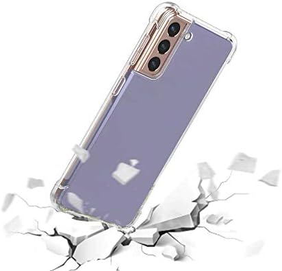 Ehr. Samsung Galaxy S22 Uyumlu Darbe Önleyici Sararmaya Dayanıklı Airbag Korumalı Ultra Slim TPU Şeffaf Silikon Kılıf (Şeffaf, Samsung Galaxy S22)