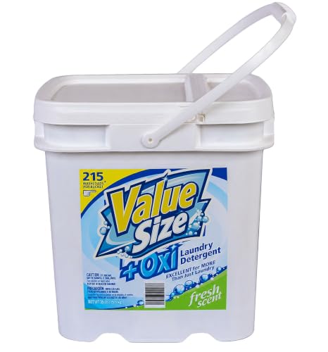 Detergent Wind Bucket Fresh, Added Oxi, 215 Loads, 560 oz Powder Laundry Detergent