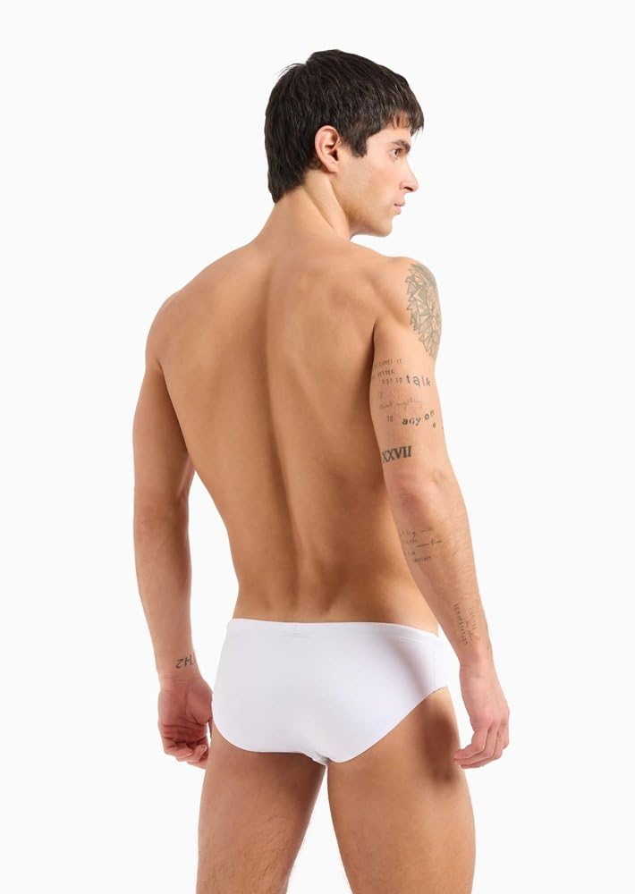 Emporio Armani Essential Eagle Logo Swim Brief Slip Uomo (Pacco da 1)