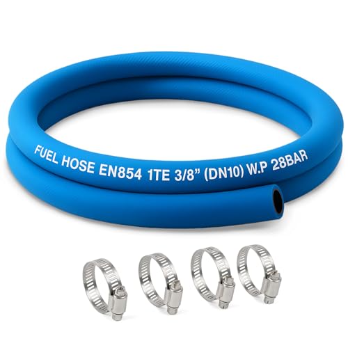 Blue Fuel Line Hose 6AN 3/8 5 Feet High Pressure