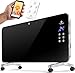 Produktbild Kesser® Elektro Glasheizung Konvektor Elektroheizung Heizung Heizkörper (Schwarz)