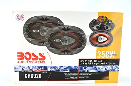 Boss Audio Systems Ch6920 Chaos Series 6 X 9 Inch Car Stereo Door Speakers - 350 Watts Max, 2 Way, Full Range Audio, Tweeters, Coaxial, Sold In Pairs #TOP5