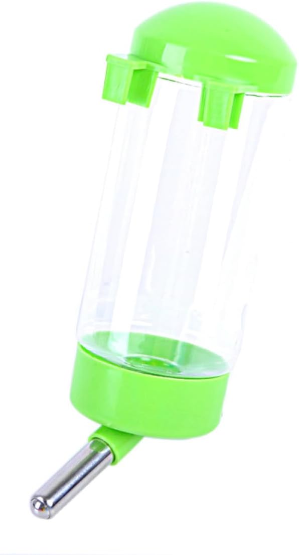 Healifty 400ml Pet Water Bottle Hanging Dispenser for Small Animals and Dogs, Sturdy Animal Safe Plastic with Leak-Resistant Feature, Dust-Proof and Convenient for Cage or Outdoor Use