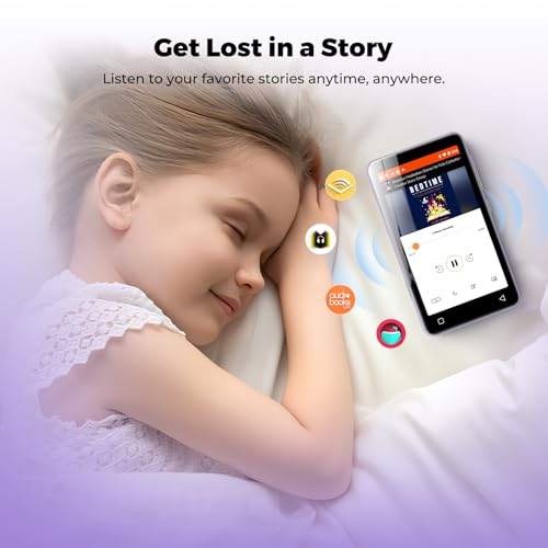 Image of 160GB MP3 Player with Bluetooth and WiFi, innioasis Music Player with Spotify,Pandora,Amazon Music,4 inch Touch Screen Android MP4 MP3 Player for Kids with Libby,Audible,Spotify Kids (Purple)