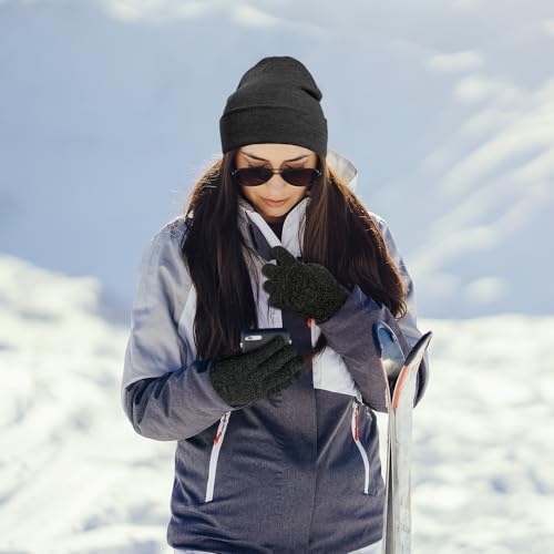 Conjunto de Gorra, Bufanda y Guantes de Invierno para Mujer miniatura 6
