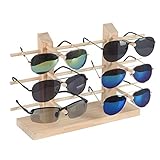 2 filas de gafas de sol titular del stand, siendo polivalente no sólo a las gafas de retención, sino también para el almacenamiento de la joyería
