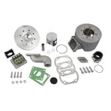 cilindro vespa aspirazione lamellare VESPA SMALL FRAME Gruppo Termico CILINDRO PINASCO LAMELLARE 145cc Zuera VTR Big Bore 60X51 CANDELA CENTRALE 8P VESPA SPECIAL PK XL S APE ET3 PRIMAVERA 50 125 130 145