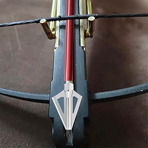 Foto von Nizirioo Pfeilspitzen Jagdspitzen - Pfeilspitzen Schraubspitze 12 Stück, 100 Körnern Bogenschiessen Bogenjagd Pfeilspitzen mit Aufbewahrungsbox für Compound Bow Armbrust Armbrüste Erwachsene Jagd
