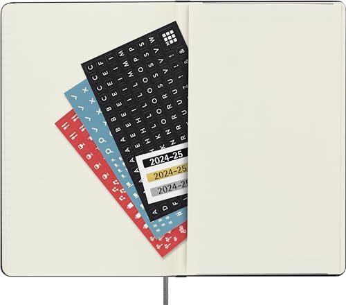 Moleskine Classic 18 Month 2024-2025 Daily Planner, Hard Cover, Large (5\" x 8.25\"), Black, 608 pages - Thumbnail 7