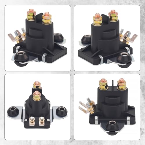 Relé solenoide de arranque compatible con Mercury Marine Mercury 4 terminales 20HP a 90HP modelo 89-818997A1 miniatura 2