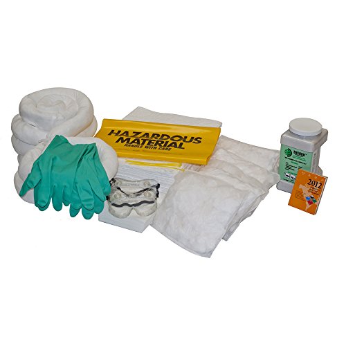 Enpac Extra-Large Wall-Mount Cabinet Spill Kit Refill, Oil-only, Yellow, 25-Gallon Spill Capacity
