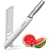 Tingling Watermelon Knife with Sheath Stainless Steel: Watermelon Slicer and Cutter Tool - Kitchen...