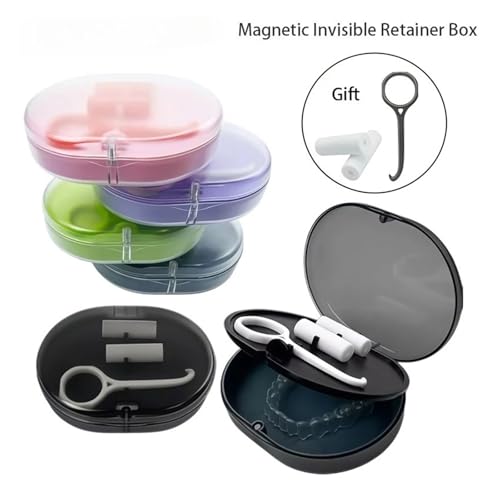 Boîte de rangement de retenue orthodontique pour aligneurs et prothèses