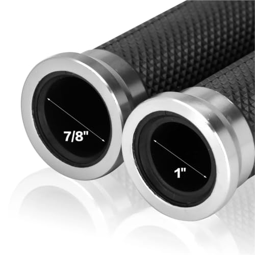 Poignées de moto 7/8 pouces 22mm pour guidon Aprilia en caoutchouc - 3