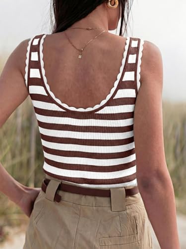 Image of Tankaneo Womens V Neck Tank Tops 2026 Sleeveless Ribbed Knit Shirts Summer Casual Sexy Sweater Vest