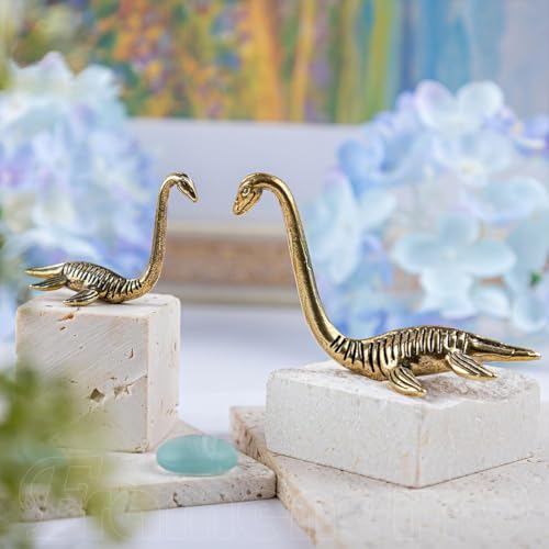 Figura colección Bronce Monstruo Lago Ness vintage miniatura 6