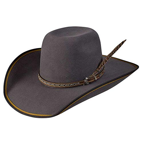 RESISTOL Tuff Hedeman Ranger Rider B - (3X) Wool Cowboy Hat Grey