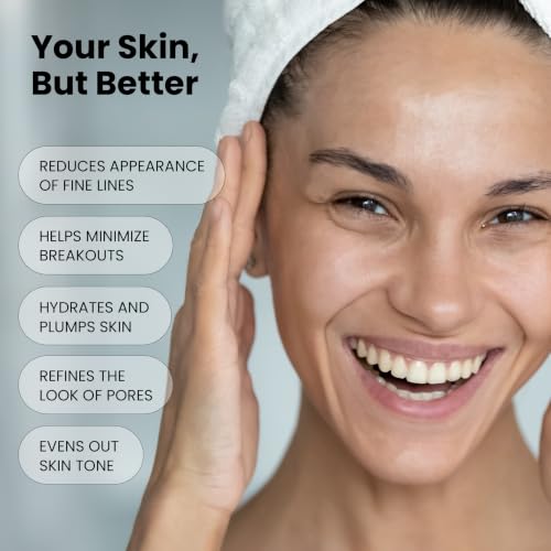 Image of 2.5% Retinol Serum for Face with Hyaluronic Acid - High Strength Anti-Aging Serum for Fine Lines, Wrinkles & Acne Marks - 2 Fl Oz