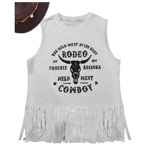 DOLITAEN Cowboy Fringe Tank Top Cover