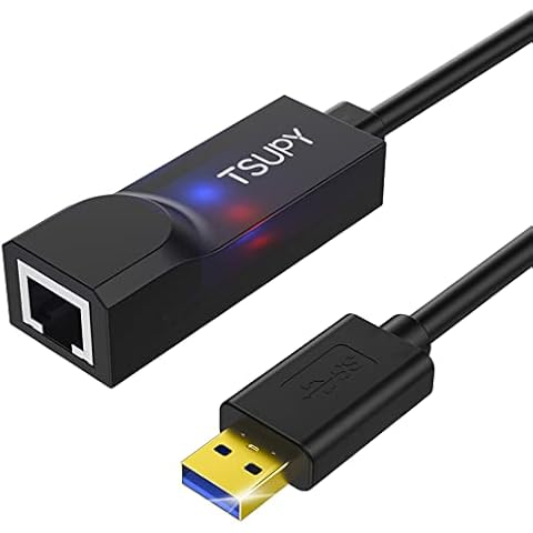 TSUPY Adaptador de Red USB 3.0 a Ethernet RJ45 Gigabit Cover