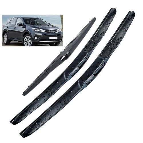 Balais d'essuie-glace Toyota RAV4 2013-2018 | Kit avant et arrière 26" 16" 10"