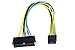 Eyeboot 24 Pin to 10 Pin Power Supply ATX PSU Adapter Cable for computer PC Motherboard