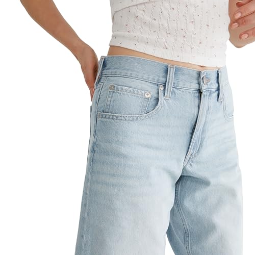 Aeropostale Women's Low Rise Baggy Denim Jorts, Light Wash, 2 by AEROPOSTALE - Used condition - Image 3