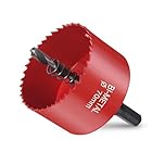 Flintronic Bi-Metal Hole Saw, 70mm Hole Saws Cutter, Smooth Fast Cutting metal hole Cutter, HSS Bi-Metal Drill Bit for Wood, Plastic, Plywood, Drywall, Fiberglass, PVC Board