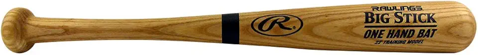 Rawlings | BIG STICK One Hand Training Bat | Baseball / Softball | 22” Pro Grade Ash