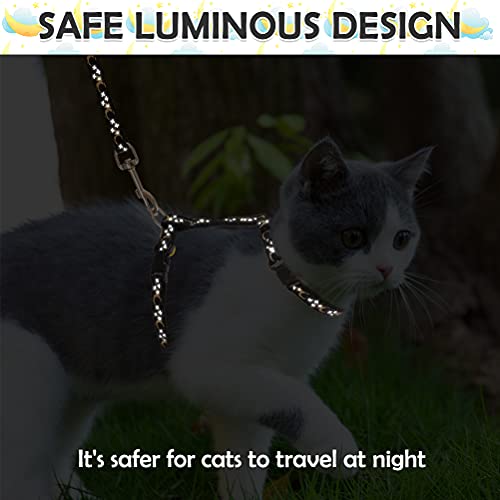 SCIROKKO Adjustable Cat Harness and Leash Set Escape Proof - Vest Harness for Kitties Walking Outdoor - Image 6