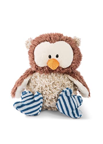 NICI Kuscheltier Eule Oscar 25cm mit drehbarem Kopf, Braun – Ansicht 1