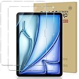 GiiYoon-2 Piezas Protector Pantalla para iPad Air 11 Pulgadas M2 (2024) Cristal Templado, [Sin Burbujas] [Alta Definicion] [9H Dureza] Vidrio Templado para iPad Air 11' 2024