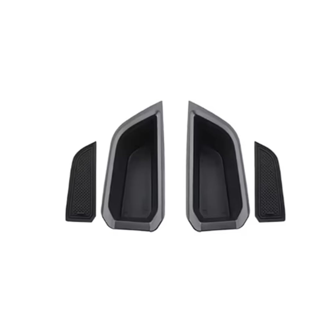 Zuphte Car organizer for Audi Q4 E-Tron ETron 2019-2025, Car Interior Door Handle Storage Box Storage Tray Door Storage Box ABS(front door 2 pcs)