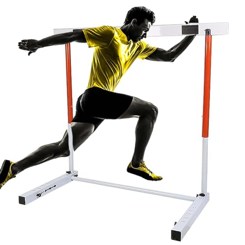 Ostacoli per allenamento – Ostacoli regolabili in altezza per allenamento su pista e campo e calcio, ideale per lezioni di educazione fisica e sviluppo delle abilità