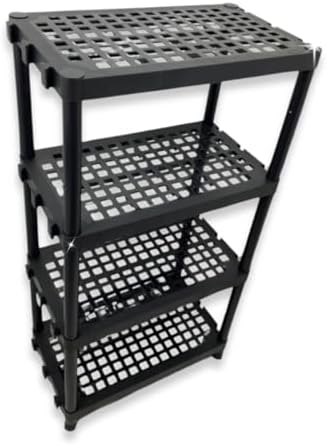 Estante Organizadora Multiuso com 4 Prateleiras Modular Reforçada...