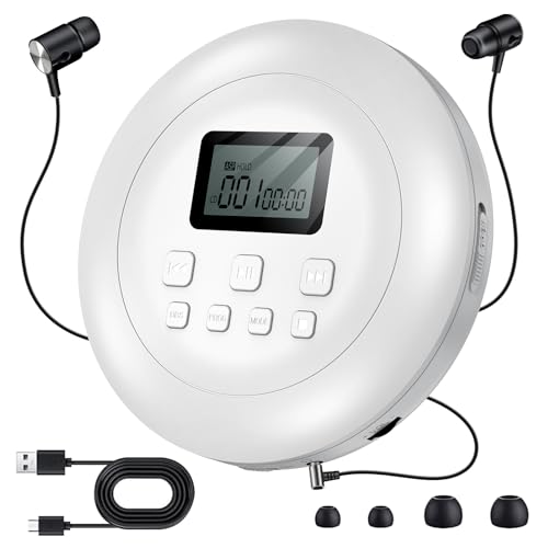 Amazon.co.jp: Gueray ポータブル CDプレーヤー 小型 音飛び防止
