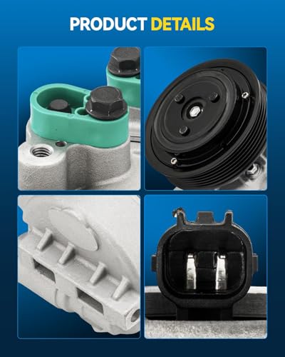 Image of PHILTOP 168312 NEW Air Conditioning AC Compressor with Clutch Compatible with Hyundai Tucson 2016 2017 2.0L