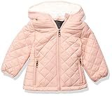 Steve Madden Girls' Fashion Glacier Shield Jacket, Blush, 3T