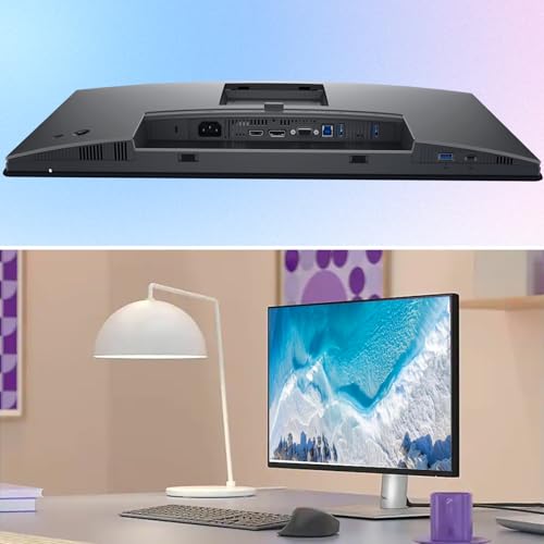 Image of Dell 24 inch FHD Monitor, IPS LED Display, 100Hz Refresh Rate, 99% sRGB, HDMI, DisplayPort, VGA, USB Type-A|B|C, Ultra-Thin Bezel, Low Blue Light, Height /Tilt /Swivel /Pivot, Multicolor