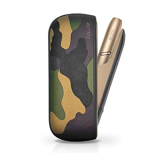 Cable Technologies Camou Case compatible avec IQOS® 3, coque de protection semirigide semidure cigarette électronique, contre les rayures chutes et les chocs accidentels, motif texture camouflage