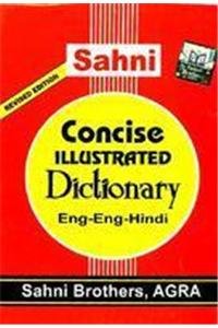 Concise Illustrated Dictionary Eng-Eng-Hindi