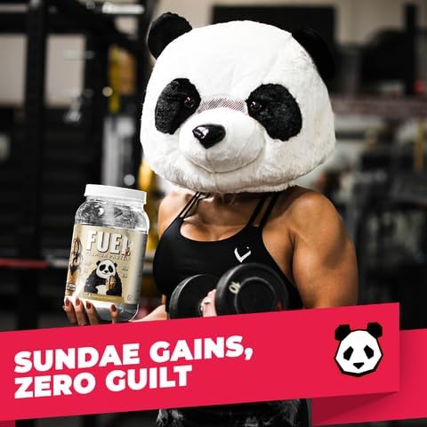 Miniatura 7 de Underground Bio Labs Panda Fuel Polvo Premium de Proteína de Suero, Colágeno Hidrolizado, Caseína, Probióticos, Enzimas, Apto para Keto, Liberación