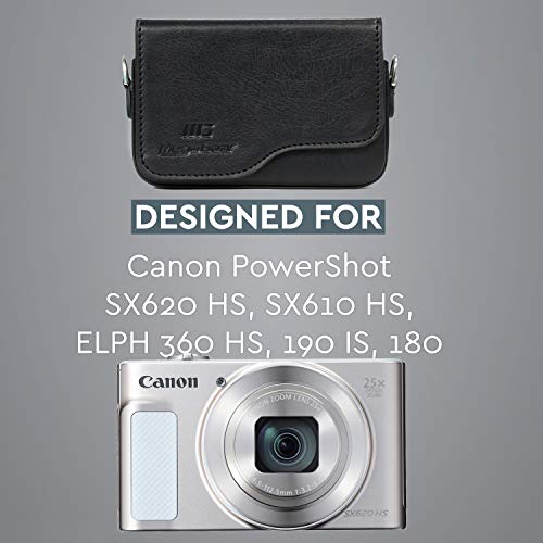Funda de cuero MegaGear MG1089 para cámara Canon PowerShot miniatura 4
