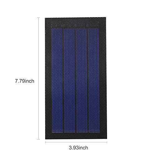 Sunydog 1W 6V Flexible Solar Panel Kleine Dünne Amorphe Silikon Solarzelle DIY Wasserdicht Camping Tragbare Power Solar Panel Kompatibel für Licht Fan Gartenpumpe