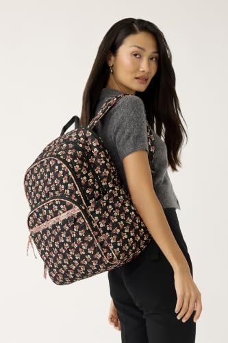 Image of Vera Bradley Premium Cotton Large Bancroft Backpack - Melissa Ditsy, 28L