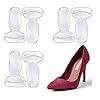 Heel Grips, COOLWAS High Heel Cushion Silicone Shoe Pads for Too Big Shoes Anti-Slip Heel Grips Inserts Liners Foot…