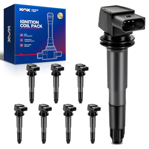 Image of KAX Set of 8 Ignition Coils Fit for Porsche Cayenne 2003-2006 4.5L /4.5T