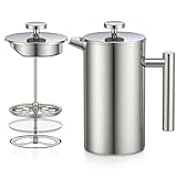 mantenimiento cafetera krups dolce gusto ☕ Ocasiones de Uso y Nota: Esta prensa francesa es especialmente adecuada para acampar al aire libre e invierno, brindándole un cálido invierno lleno de aroma a café. La coffee maker se puede utilizar en interiores, como oficinas y hogares. Nota: Es mejor precalentar la prensa francesa con agua hirviendo antes de hacer café. El café permanecerá a una temperatura de 194 °F por un tiempo, lo que le permitirá disfrutar del sabor caliente en cualquier momento.